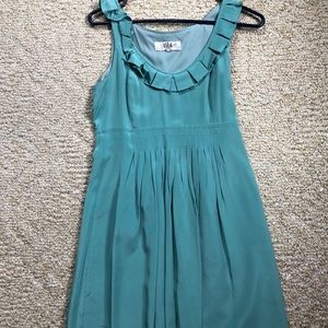 Short blue tibi sundress